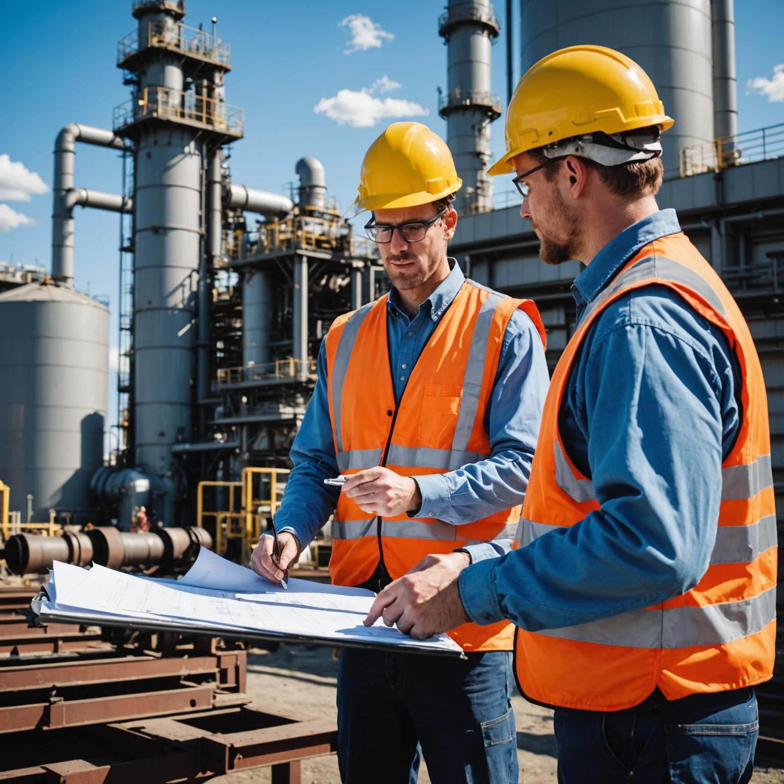 Plant maintenance crew